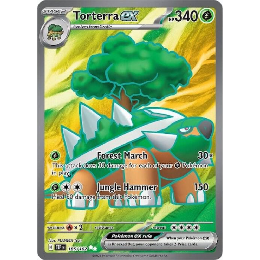 Torterra ex 185/162 Full Art NM