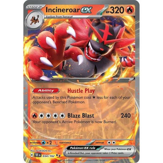 Incineroar ex 034/162