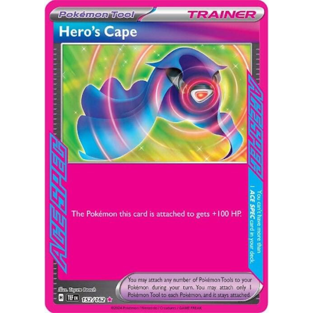 Hero’s Cape 152/162 Ace Spec Trainer NM