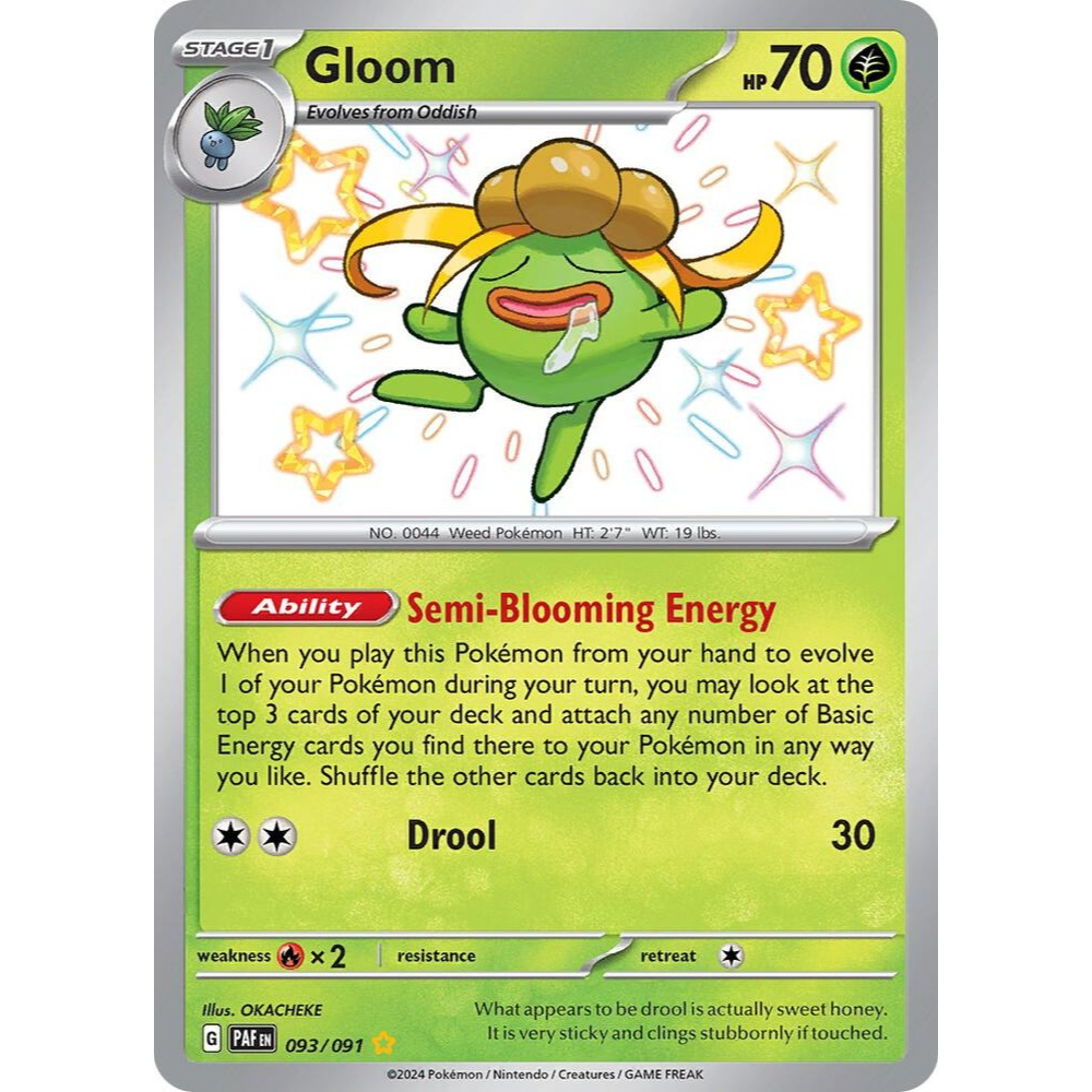 Gloom 093/091 Shiny Rare NM