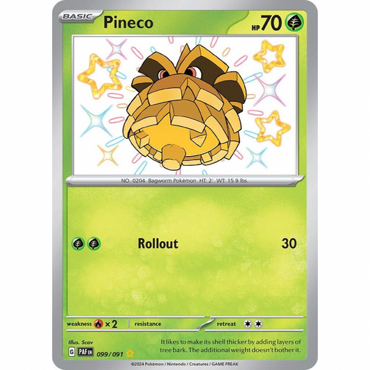 Pineco 099/091 Shiny Rare NM