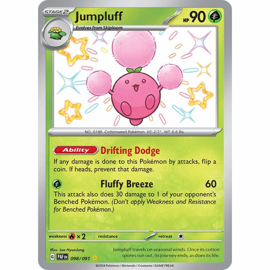 Jumpluff 098/091 Shiny Rare NM