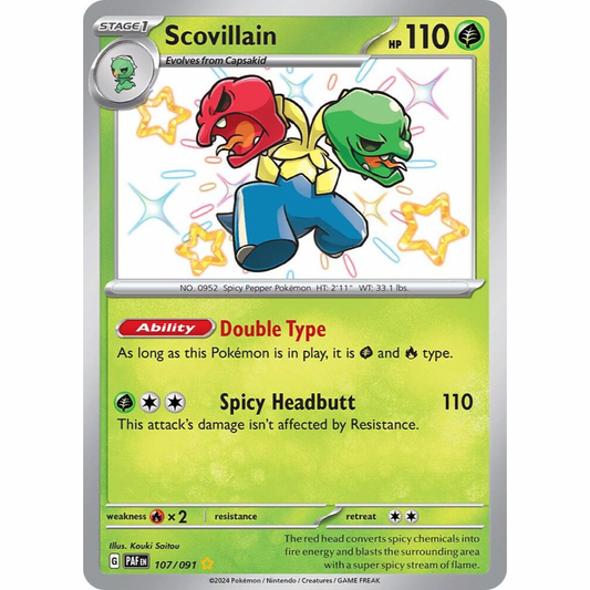 Scovillain 107/091 Shiny Rare NM