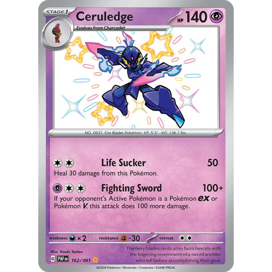 Ceruledge 162/091 Shiny Rare NM