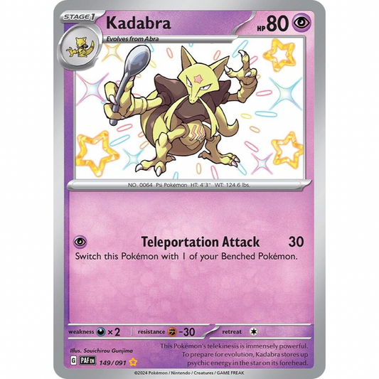 Kadabra 149/091 Shiny Rare NM