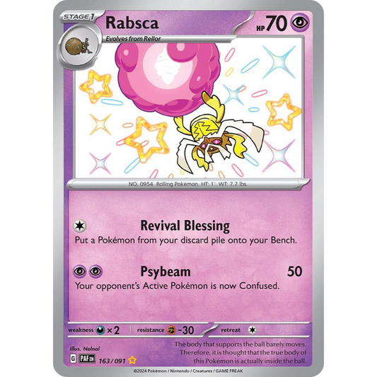 Rabsca 163/091 Shiny Rare NM