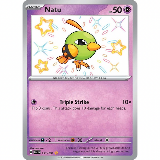 Natu 151/091 Shiny Rare NM