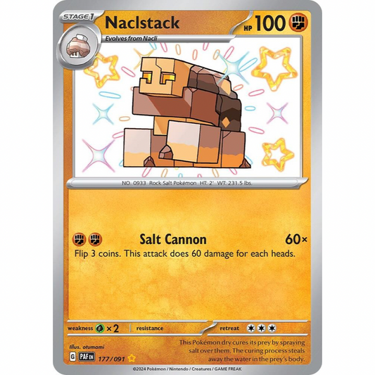 Naclstack 177/091 Shiny Rare NM