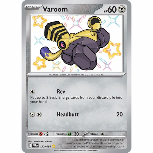 Varoom 192/091 Shiny Rare NM