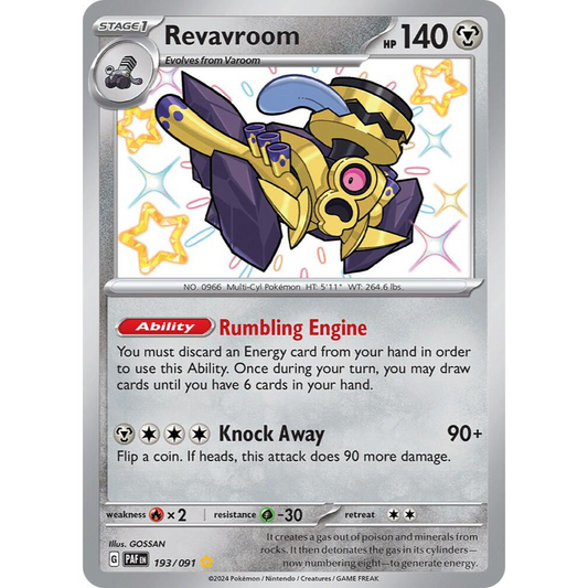 Revavroom 193/091 Shiny Rare NM