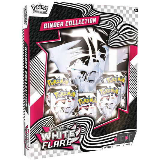 White Flare Binder Collection Box