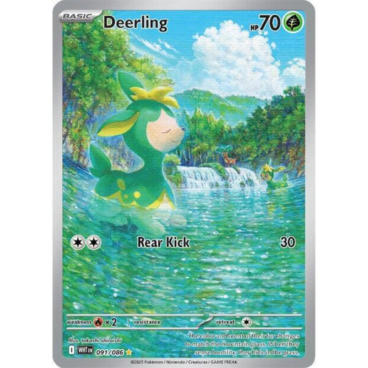 Deerling 091/086 IR White Flare NM
