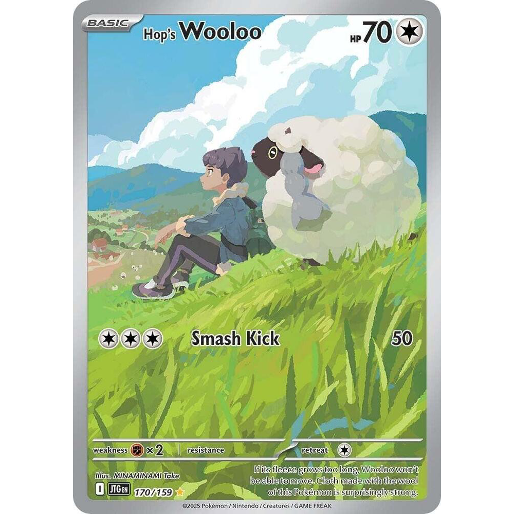 Hop's Wooloo 170/159 Journey Together Illustration Rare NM