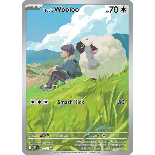 Hop's Wooloo 170/159 Journey Together Illustration Rare NM