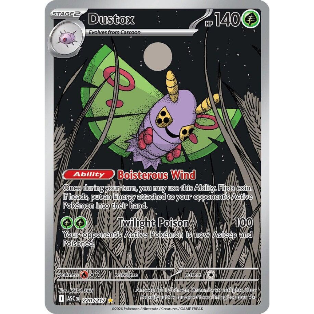 Dustox 220/217 Ascended Heroes Illustration Rare NM