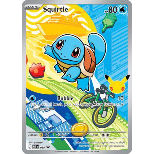 Squirtle 039 Black Star Promo NM