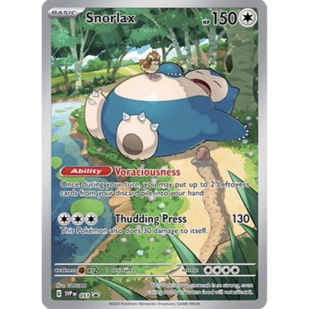 Snorlax SVP 051 Black Star Promo NM