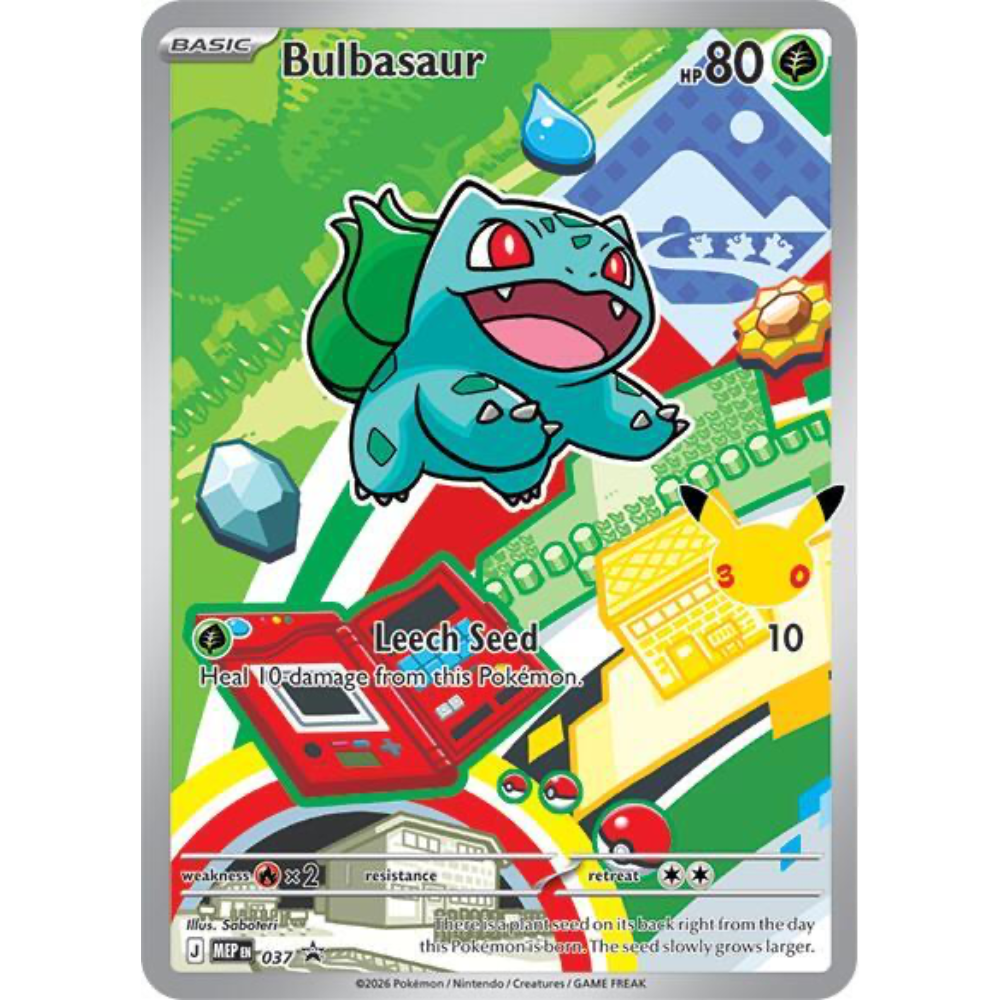 Bulbasaur 037 Black Star Promo NM