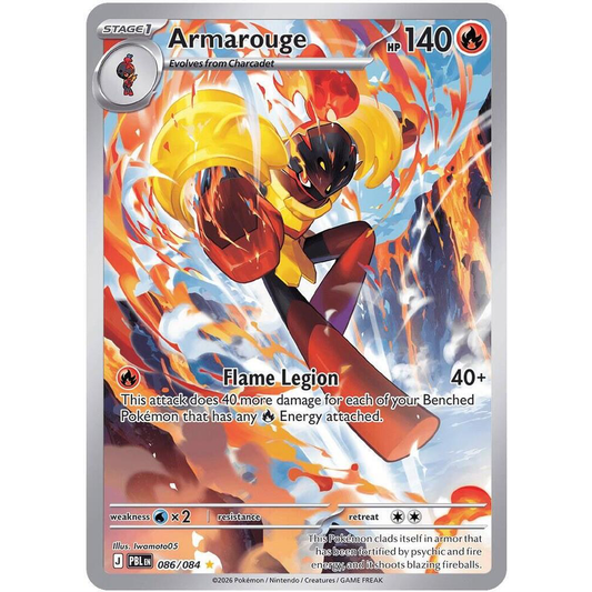 Armarouge 086/084 Pitch Black Illustration Rare NM