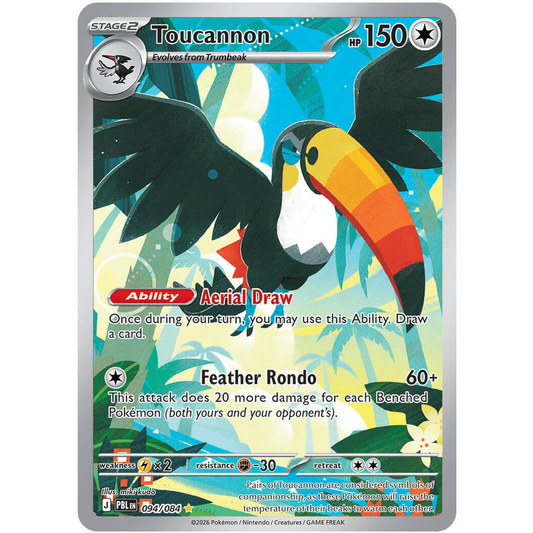 Toucannon 094/084 Pitch Black Illustration Rare NM