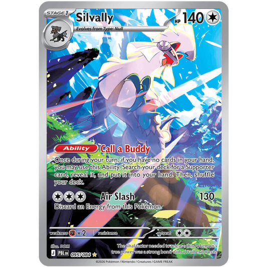 Silvally 095/084 Pitch Black Illustration Rare NM