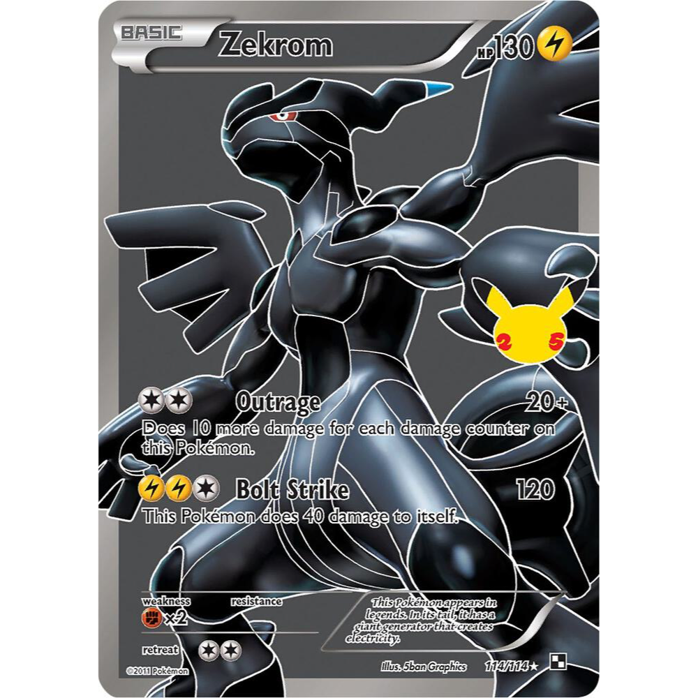 Zekrom 114/114 Celebrations Classic Collection NM