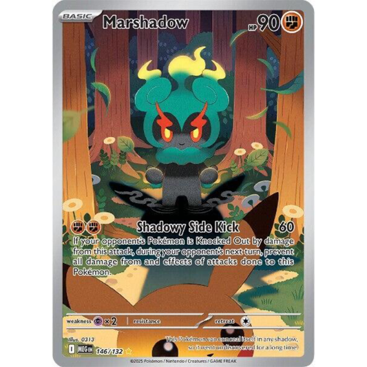 Marshadow 146/132 Mega Evolution Illustration Rare NM