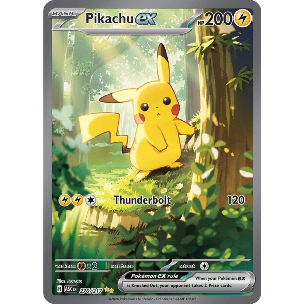 Pikachu ex 276/217 Ascended Heroes Special Illustration Rare NM