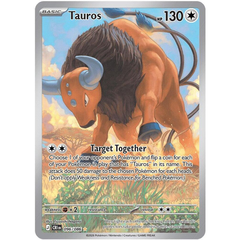 Tauros 096/086 Chaos Rising Illustration Rare NM