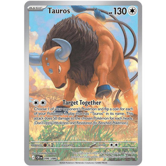 Tauros 096/086 Chaos Rising Illustration Rare NM