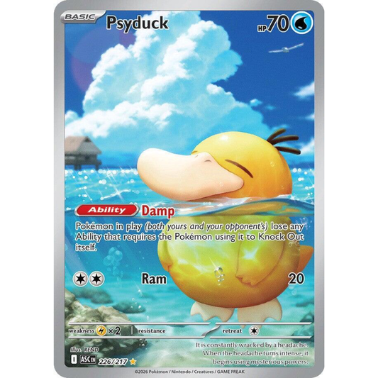 Psyduck 226/217 Ascended Heroes Illustration Rare NM