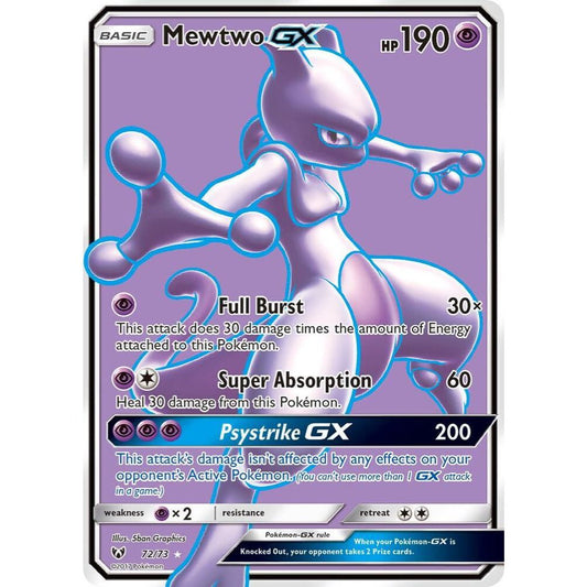 Mewtwo GX 72/73 Full Art NM