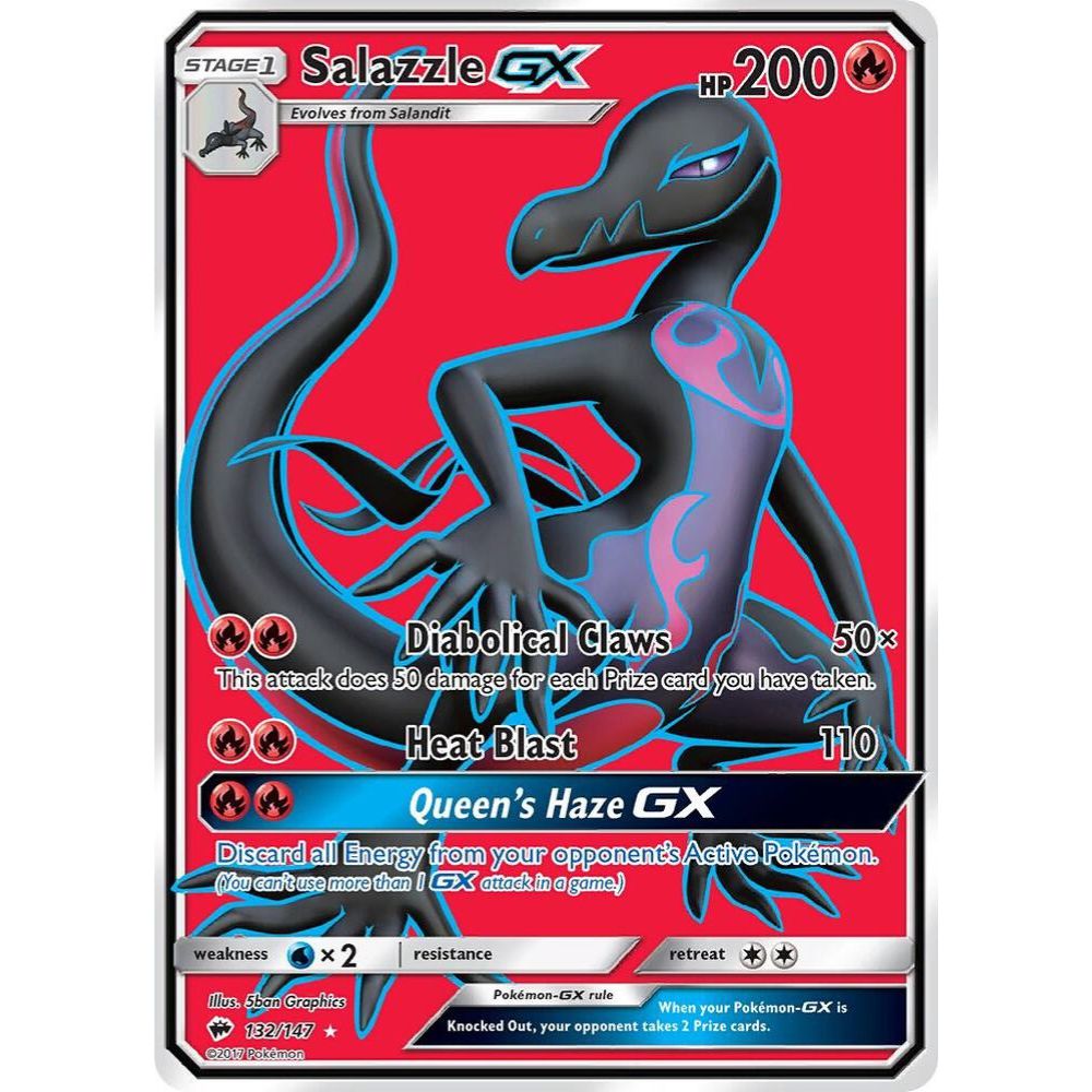 Salazzle GX 132/147 Full Art NM