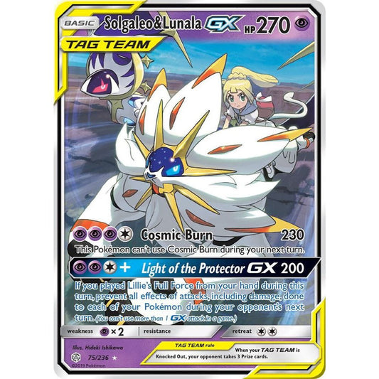 Solgaleo & Lunala GX 75/236 Ultra Rare NM