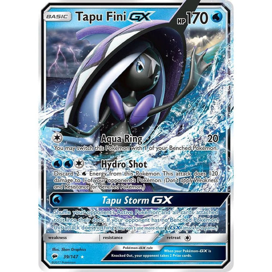 Tapu Fini GX 39/147 Ultra Rare NM