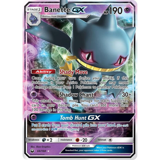 Banette GX 66/168 Ultra Rare NM