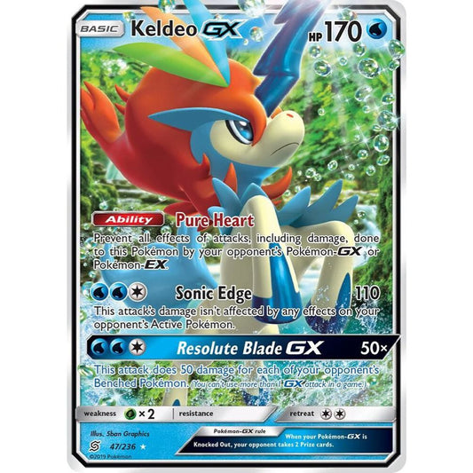 Keldeo GX 47/236 Ultra Rare NM