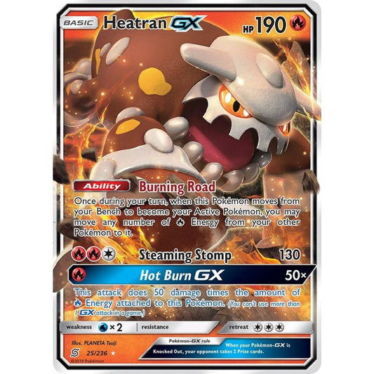 Heatran GX 25/236 Ultra Rare NM