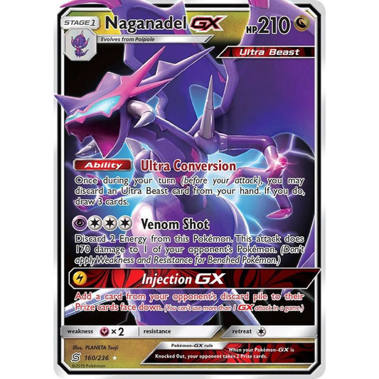 Naganadel GX 160/236 Ultra Rare NM