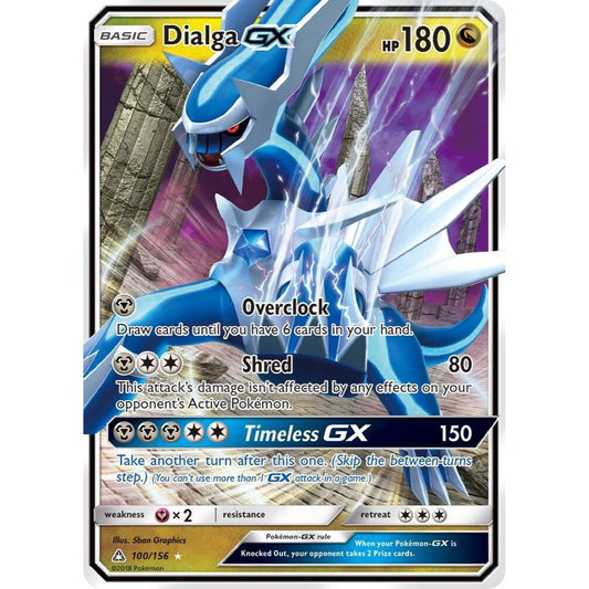 Dialga GX 100/156 Ultra Rare NM