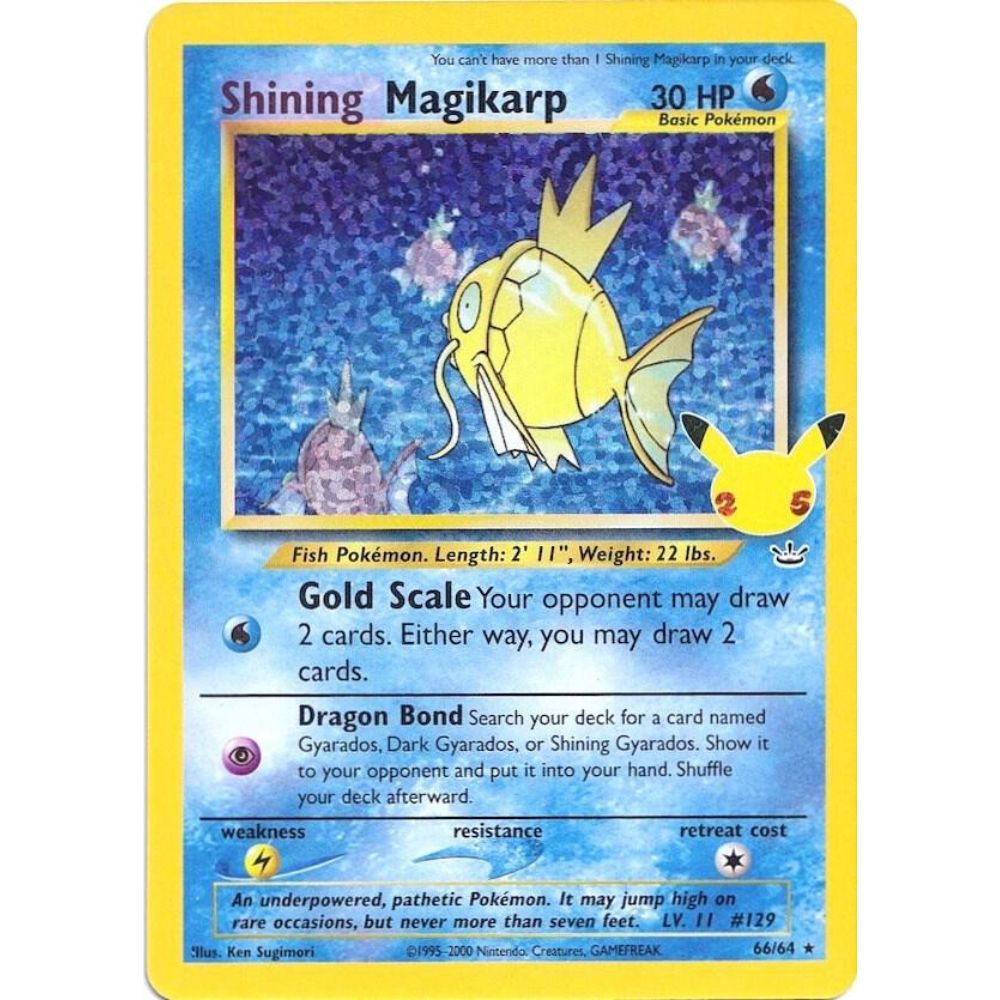 Shining Magikarp 66/64 NM