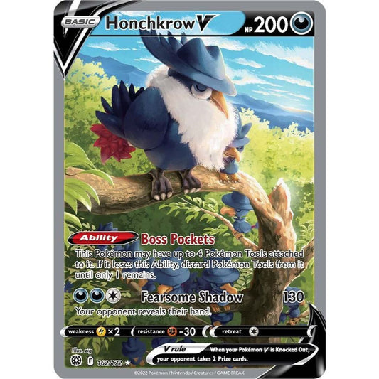 Honchkrow V 162/172 Alternate Art Brilliant Stars NM