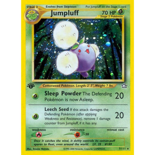 Jumpluff 7/111 1st Edition Holo Neo Genesis NM