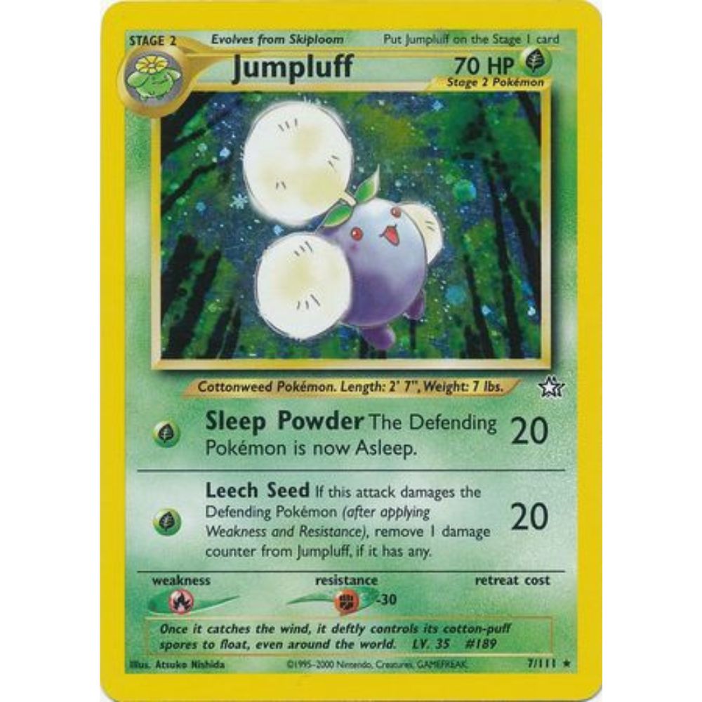 Jumpluff 7/111 Holo Neo Genesis NM