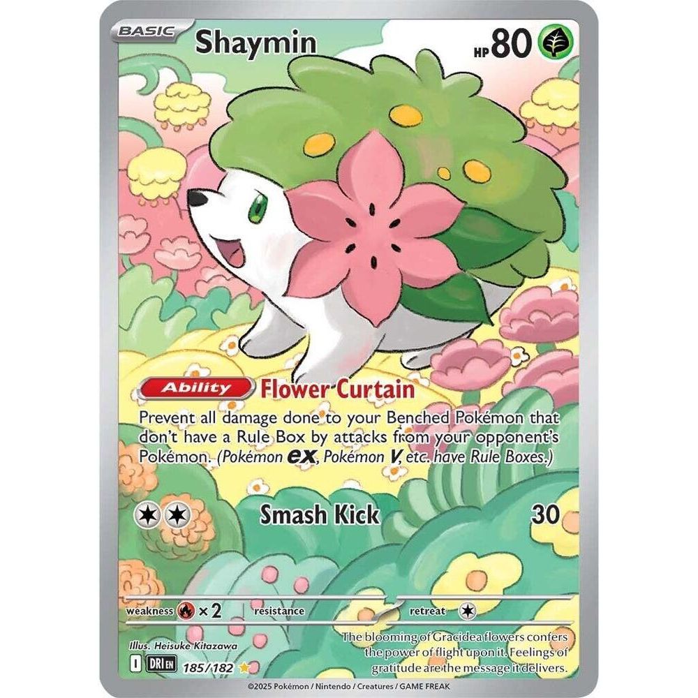 Shaymin 185/182 IR Destined Rivals NM
