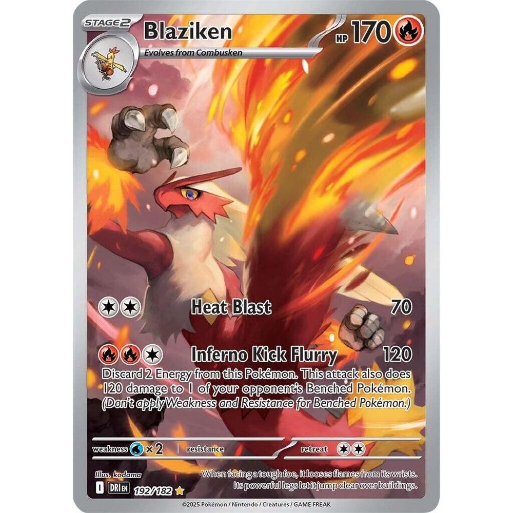 Blaziken 192/182 IR Destined Rivals NM