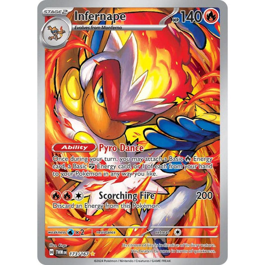 Infernape 173/167 IR Twilight Masquerade NM