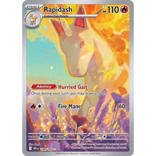 Rapidash 189/182 IR Destined Rivals NM