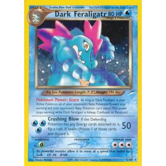 Dark Feraligatr 5/105 Holo Neo Destiny LP