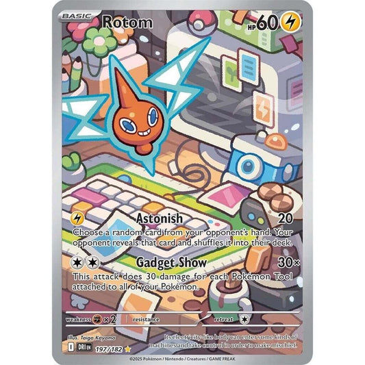 Rotom 197/182 IR Destined Rivals NM